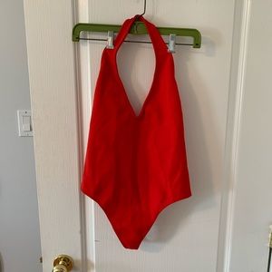 Red Talula Halter Neck bodysuit